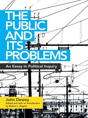 cover image of The Public and Its Problems
